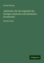 Rudolf Ihering: Ihering, R: Jahrbücher für die Dogmatik des heutigen römisch, Buch