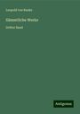 Leopold von Ranke: Sämmtliche Werke, Buch