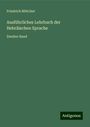 Friedrich Böttcher: Ausführliches Lehrbuch der Hebräischen Sprache, Buch