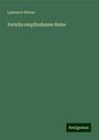 Laurence Sterne: Yoricks empfindsame Reise, Buch