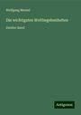 Wolfgang Menzel: Die wichtigsten Weltbegebenheiten, Buch