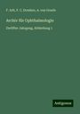 F. Arlt: Archiv für Ophthalmologie, Buch