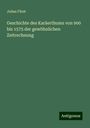 Julius Fürst: Geschichte des Karäerthums von 900 bis 1575 der gewöhnlichen Zeitrechnung, Buch