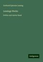 Gotthold Ephraim Lessing: Lessings Werke, Buch