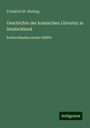 Friedrich W. Ebeling: Geschichte der komischen Literatur in Deutschland, Buch