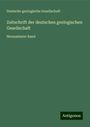 Deutsche Geologische Gesellschaft: Zeitschrift der deutschen geologischen Gesellschaft, Buch