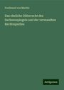 Ferdinand Von Martitz: Das eheliche Güterrecht des Sachsenspiegels und der verwandten Rechtsquellen, Buch