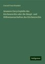 Conrad Franz Rosshirt: Aeussere Encyclopädie des Kirchenrechts oder die Haupt- und Hilfswissenschaften des Kirchenrechts, Buch