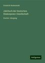 Friedrich Bodenstedt: Jahrbuch der Deutschen Shakespeare-Gesellschaft, Buch