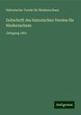 Historischer Verein Für Niedersachsen: Zeitschrift des historischen Vereins für Niedersachsen, Buch