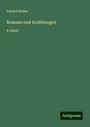 Eduard Breier: Romane und Erzählungen, Buch