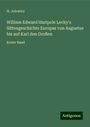 H. Jolowicz: William Edward Hartpole Lecky's Sittengeschichte Europas von Augustus bis auf Karl den Großen, Buch