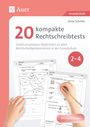 Anne Scheller: 20 kompakte Rechtschreibtests für Klasse 2 bis 4, Buch