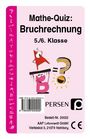 Jens Eggert: Mathe-Quiz: Bruchrechnung, Buch