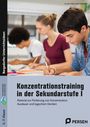 Liv van Halen: Konzentrationstraining in der Sekundarstufe I, Buch,Div.
