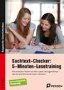 Redaktion Sonderpädagogische Förderung: Sachtext-Checker: 5-Minuten-Lesetraining - Sopäd, Buch