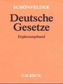 : Deutsche Gesetze Ergänzungsband (ohne Fortsetzungsnotierung) inkl. 70. Ergänzungslieferung, Buch