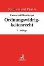 Diethelm Klesczewski: Ordnungswidrigkeitenrecht, Buch