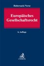 "Europäisches Gesellschaftsrecht, Habersack/Verse, 6. Auflage." In Blau mit rotem Rechteck zentriert. enthält ein Verlagslogo.