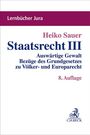 Heiko Sauer: Staatsrecht III, Buch