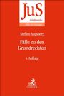 "JuS Schriftenreihe, Fälle mit Lösungen", "Steffen Augsberg, Fälle zu den Grundrechten, 4. Auflage", roter Hintergrund.