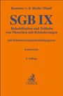SGB IX, Rehabilitation und Teilhabe von Menschen mit Behinderungen, Kommentar, 6. Auflage. Oranger Hintergrund.