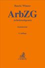 Text: Baeck/Winzer ArbZG Arbeitszeitgesetz Kommentar 5. Auflage. Unten ein C.H. BECK Logo mit einem Greif. Hintergrund: orange.