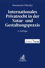 Text: "Hausmann/Odersky. Internationales Privatrecht in der Notar- und Gestaltungspraxis. 5. Auflage." Dunkelblauer Hintergrund.