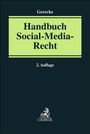 "Gerecke, Handbuch Social-Media-Recht, 2. Auflage". Dunkler Hintergrund mit grünem Textfeld und C.H. BECK Logo unten.