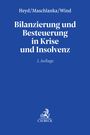 „Heyd/Maschlanka/Wind: Bilanzierung und Besteuerung in Krise und Insolvenz, 2. Auflage“. Blaues Cover mit Logo unten.