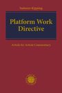 Oben steht „Sutterer-Kipping“, in der Mitte „Platform Work Directive“ und unten „Article-by-Article Commentary“.