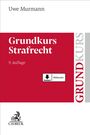 „Grundkurs Strafrecht, 9. Auflage“. Oben steht „Uwe Murmann“. Rotes Feld, grauer Rand mit „GRUNDKURS“. Download-Button.