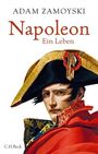 "Adam Zamoyski", "Napoleon: Ein Leben". Illustration von Napoleon in Uniform mit charakteristischem Hut.