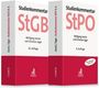 Zwei Bücher: "StGB" 14. Auflage und "StPO" 6. Auflage. Autoren: Wolfgang Joecks, Christian Jäger. C.H. BECK Logo unten.