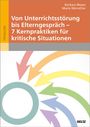 Titel: "Von Unterrichtsstörung bis Elterngespräch – 7 Kernpraktiken für kritische Situationen". Bunte Pfeile zeigen auf Kreis.
