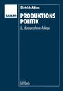 Dietrich Adam: Produktionspolitik, Buch