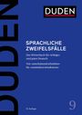 Logo: DUDEN. Text: Sprachliche Zweifelsfälle. Wörterbuch für gutes Deutsch. 10. Auflage. Zahl "9" unten rechts.