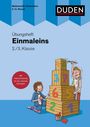 „Mathematik: Einmaleins 2./3. Klasse“, „Übungsheft Einmaleins 2./3. Klasse“, Illustration: Zwei Kinder bemalen Kistenstapel.
