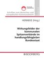 : Wirkungsfelder der kommunalen Spitzenverbände im handlungsfähig(er)en Bundesstaat, Buch
