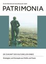 "Die Zukunft des kulturellen Erbes. Strategien und Konzepte aus Politik und Praxis." Statue auf einem Podest mit Wald.