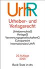 : Urheber- und Verlagsrecht. UrhR, Buch