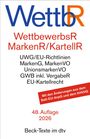 Text: "WettbewerbsR MarkenR/KartellR UWG/EU-Richtlinien MarkenG, MarkenVO 48. Auflage 2026 Beck-Texte im dtv".