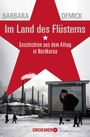 "Im Land des Flüsterns: Geschichten aus dem Alltag in Nordkorea. Roter Stern, Fabrikschornsteine, riesiges Porträt."