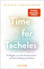 "Time for Tacheles" von Nicole Staudinger. Bunte Punkte, rotes "Spiegel Bestseller-Autorin"-Label.