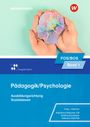 Logo oben links. Text: "westermann", "Ausgabe Bayern", "FOS/BOS Band 1", "Pädagogik/Psychologie", "Sozialwesen". Hände halten Kopf-Illustration.