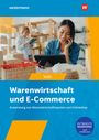 Titel: "Warenwirtschaft und E-Commerce". Zwei lachende Frauen in einem Lager mit Paketen, eine telefoniert.