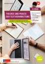 „Theorie und Praxis der Textverarbeitung“ steht auf einem Magazincover mit Laptop, Notizblock und Kaffeetasse.