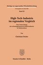 Christiane Decker: High-Tech-Industrie im regionalen Vergleich., Buch