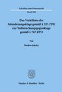 Markus Jakoby: Das Verhältnis der Abänderungsklage gemäß § 323 ZPO zur Vollstreckungsgegenklage gemäß § 767 ZPO., Buch