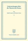 Rudolf Auspitz: Untersuchungen über die Theorie des Preises., Buch